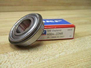 Підшипник кульковий радіальний 6004 2Z/NR SKF (Ш00076792) Ш00076792 фото