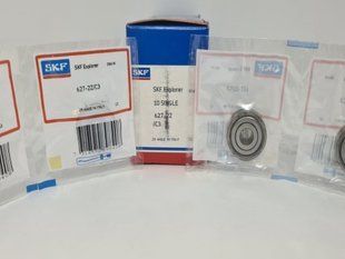 Підшипник мініатюрний SKF кулькові, радіальна 627 2Z/C3 (Ш00027550) Ш00027550 фото